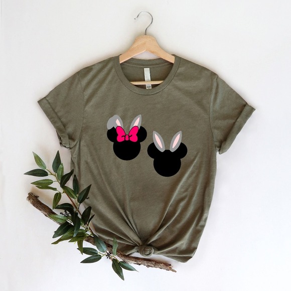 Easter Bunny Mickey Minnie Shirt, Disney Shirt, Easter Disney Shirt - Picture 1 of 2